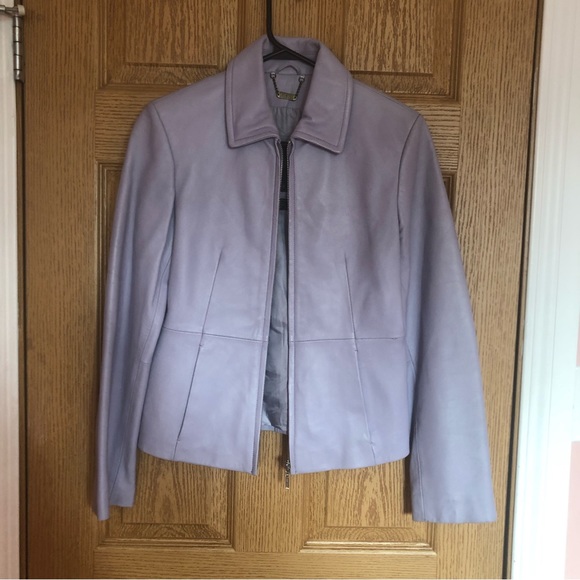 Danier Jackets & Blazers - Vintage Lilac Danier Leather Jacket
